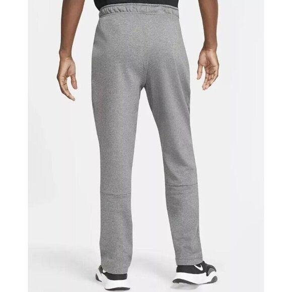 Nike Men's Therma-Fit Training Athletic Pants Sweatpants Pockets Size L Grey - Picture 3 of 7